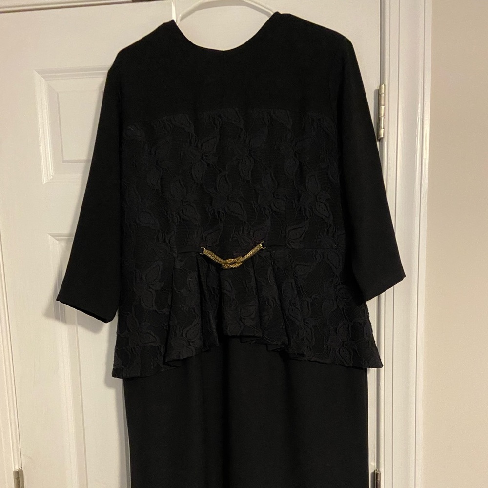 Peplum modest dress